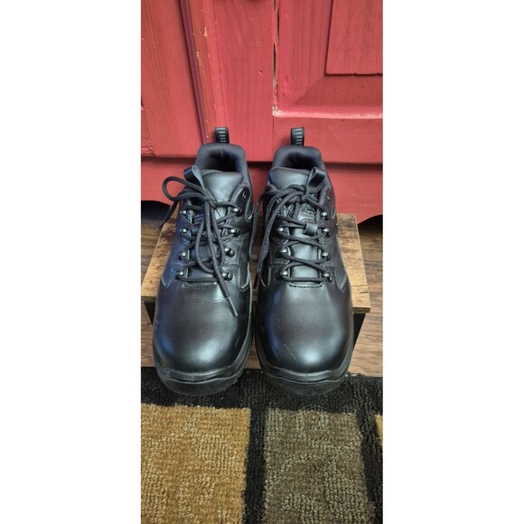 ACE Work Boots Men 11 Women 12.5 Imperial Aluminum Toe Black Low Cut Worn Once main image 6